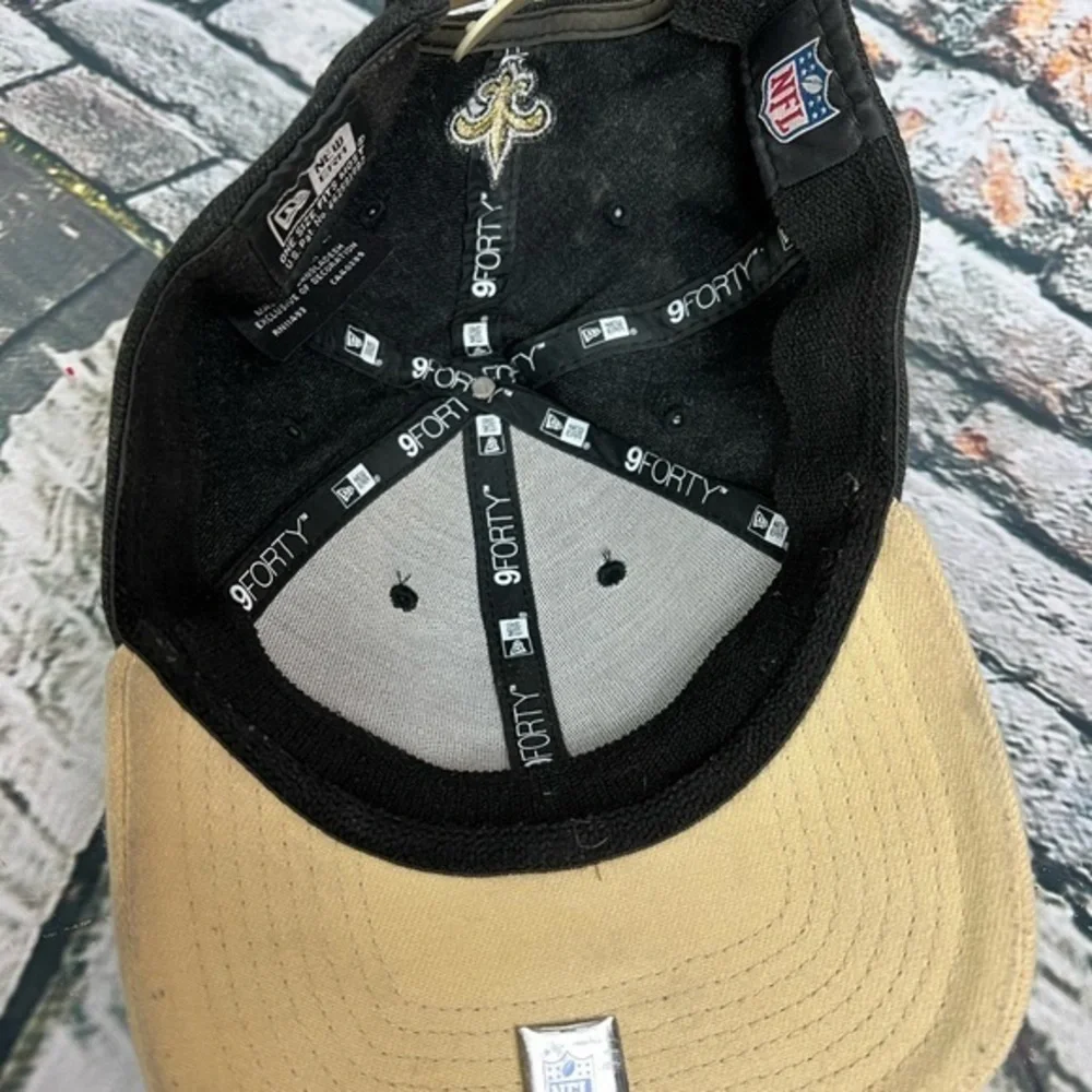 NFL‎ New Orleans Saints 9forty Black Yellow SnapBack